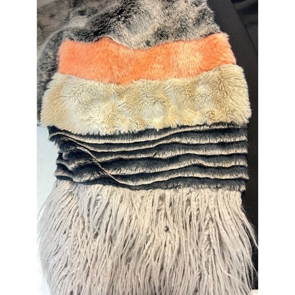 Young Fabulous & Broke On The Road Tokyo Faux Fur Jacket M/L - Picture 6 of 6